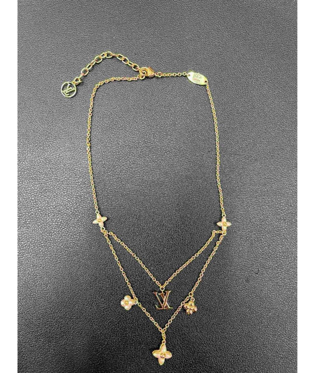 LOUIS VUITTON Золотое колье, фото 4