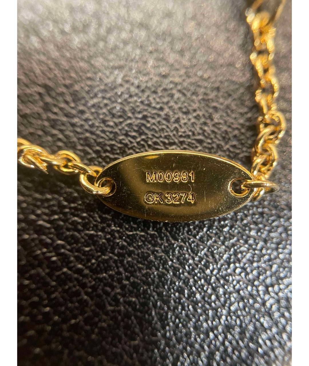 LOUIS VUITTON Золотое колье, фото 6