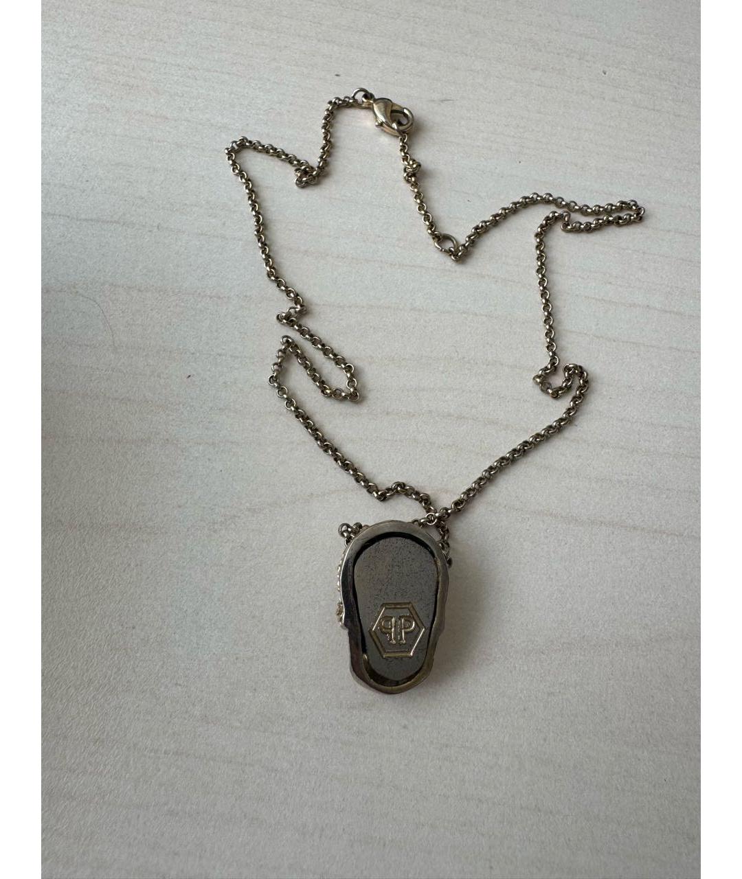 PHILIPP PLEIN Золотая металлическая подвеска, фото 2