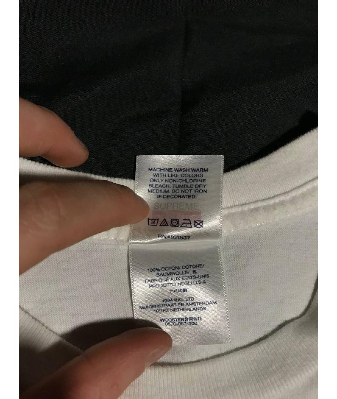 UNDERCOVER Белая хлопковая футболка, фото 5