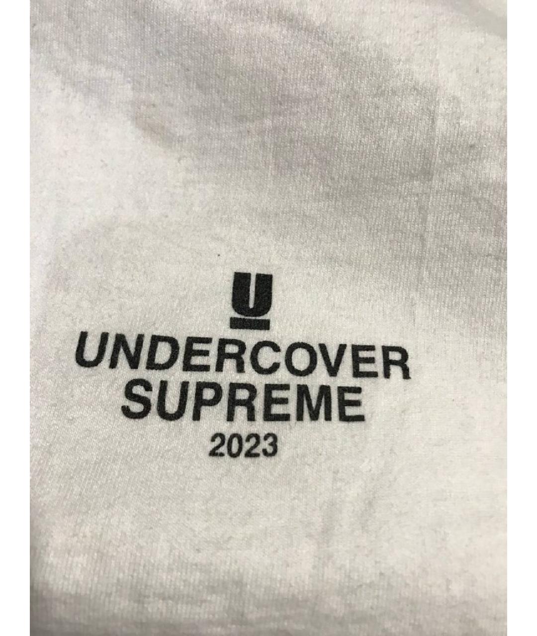 UNDERCOVER Белая хлопковая футболка, фото 6