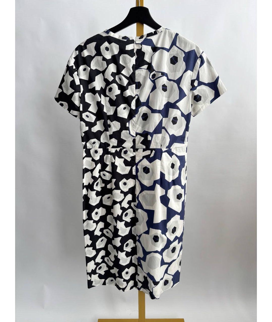 JIL SANDER Мульти хлопковое повседневное платье, фото 4