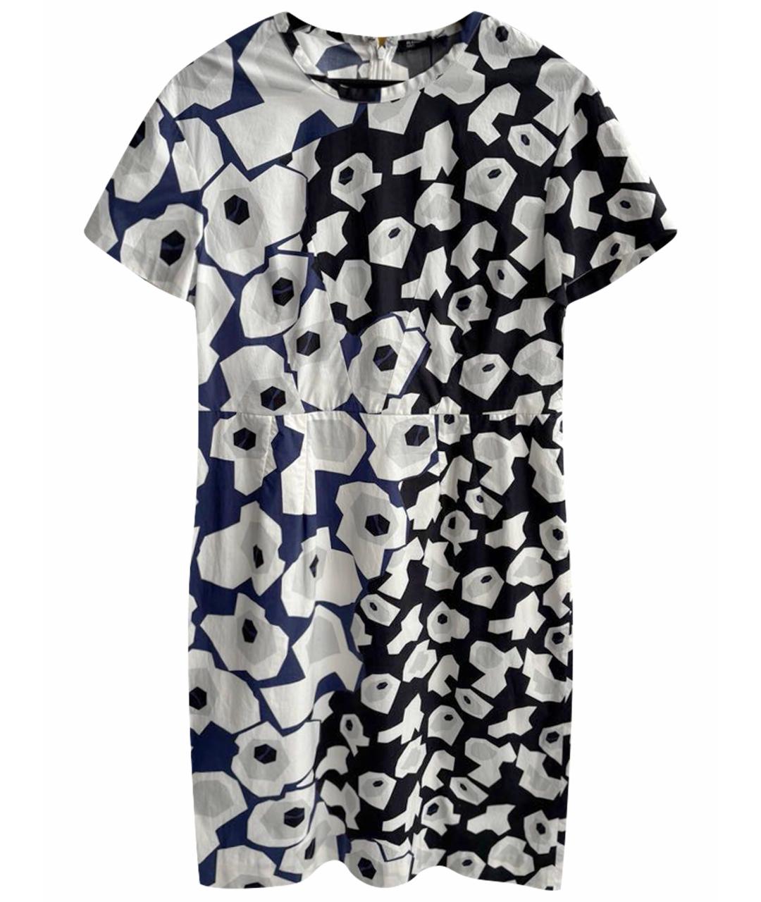 JIL SANDER Мульти хлопковое повседневное платье, фото 1