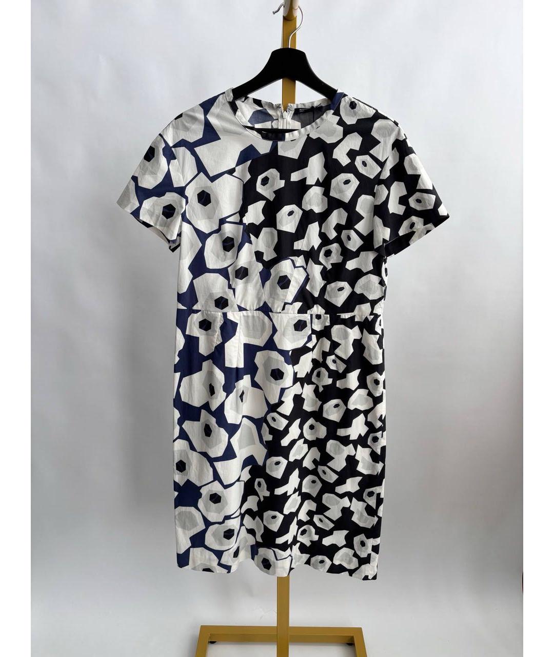 JIL SANDER Мульти хлопковое повседневное платье, фото 5