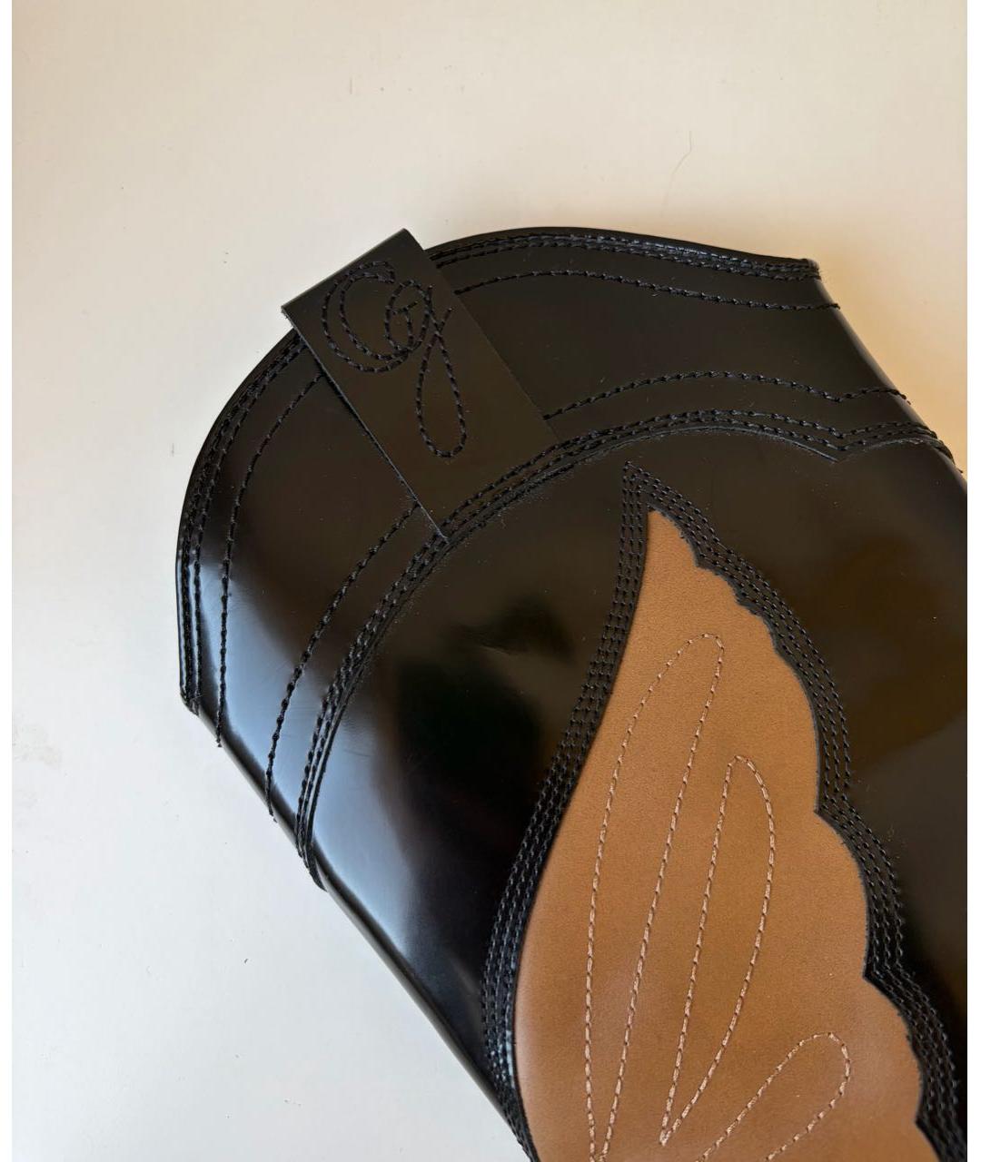 GANNI Коричневые кожаные полусапоги, фото 8