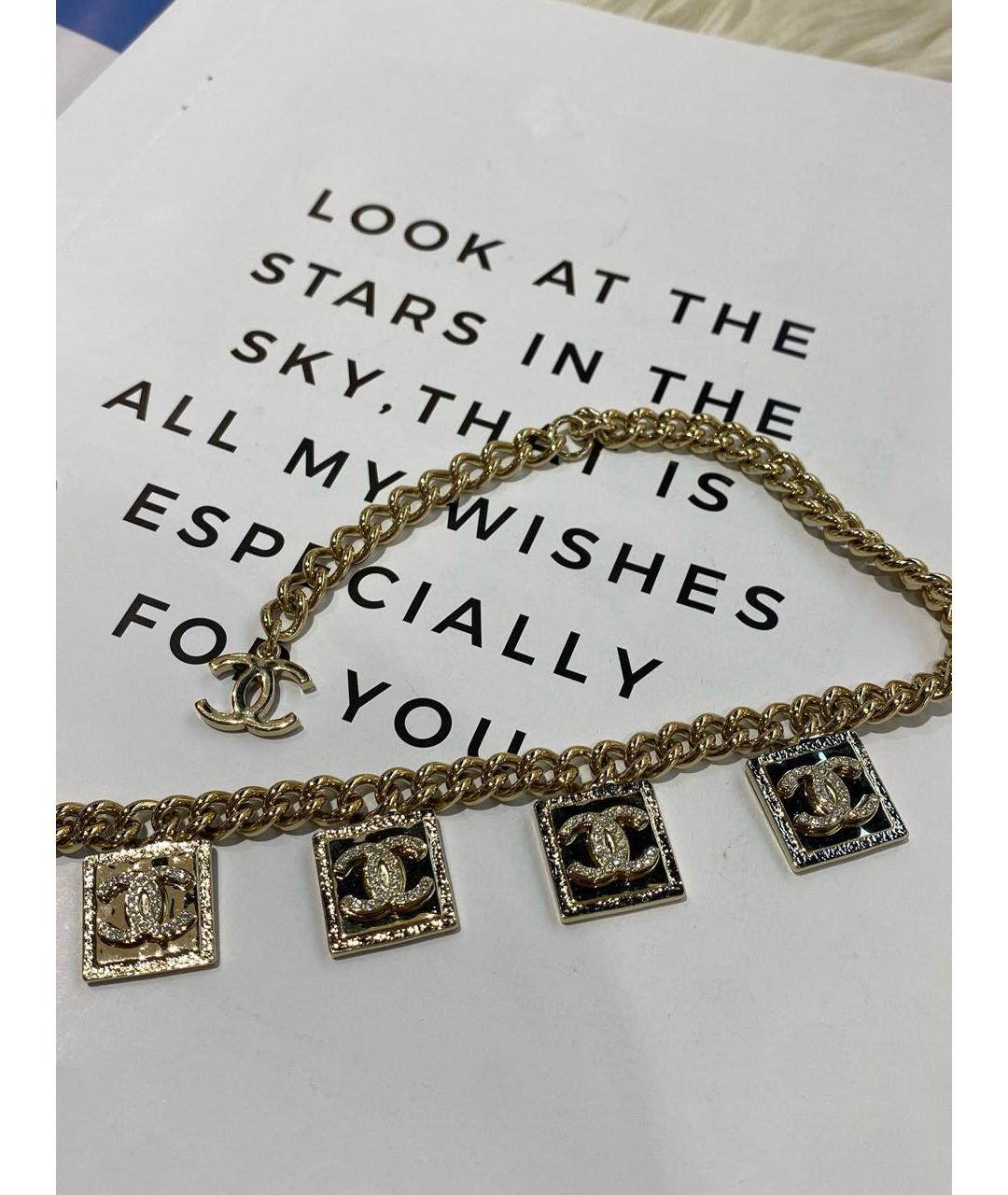 CHANEL Золотое колье, фото 5