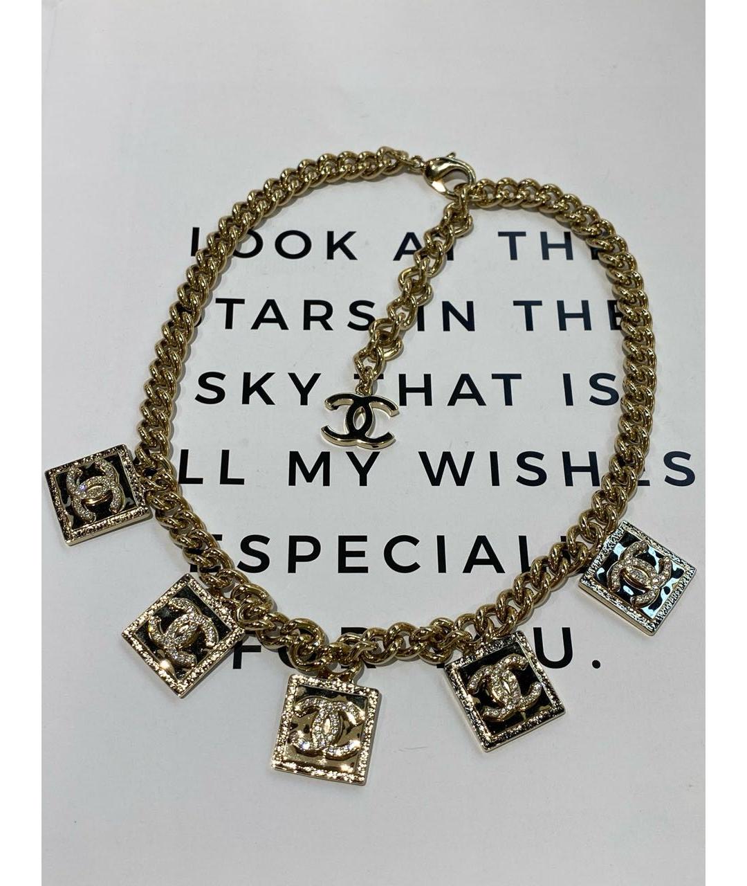 CHANEL Золотое колье, фото 7