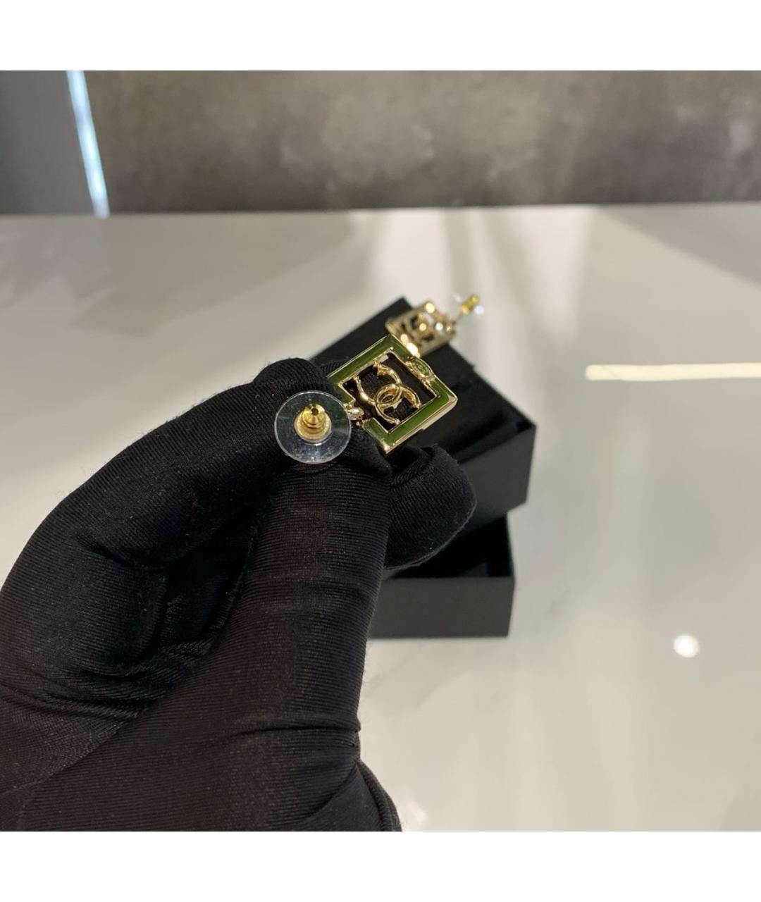 CHANEL Золотые серьги, фото 3