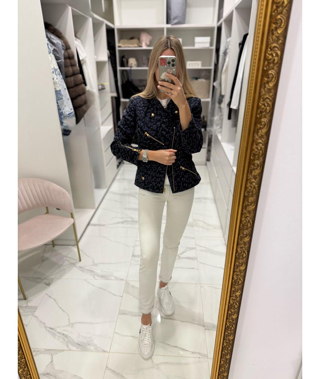 LOUIS VUITTON Темно-синий жакет/пиджак, фото 4