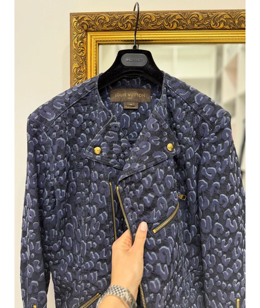 LOUIS VUITTON Темно-синий жакет/пиджак, фото 7