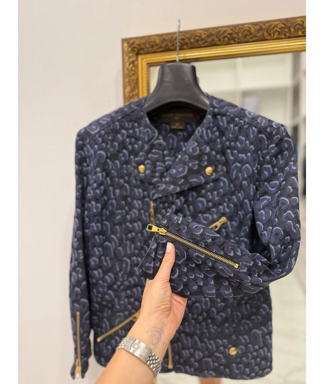 LOUIS VUITTON Темно-синий жакет/пиджак, фото 5