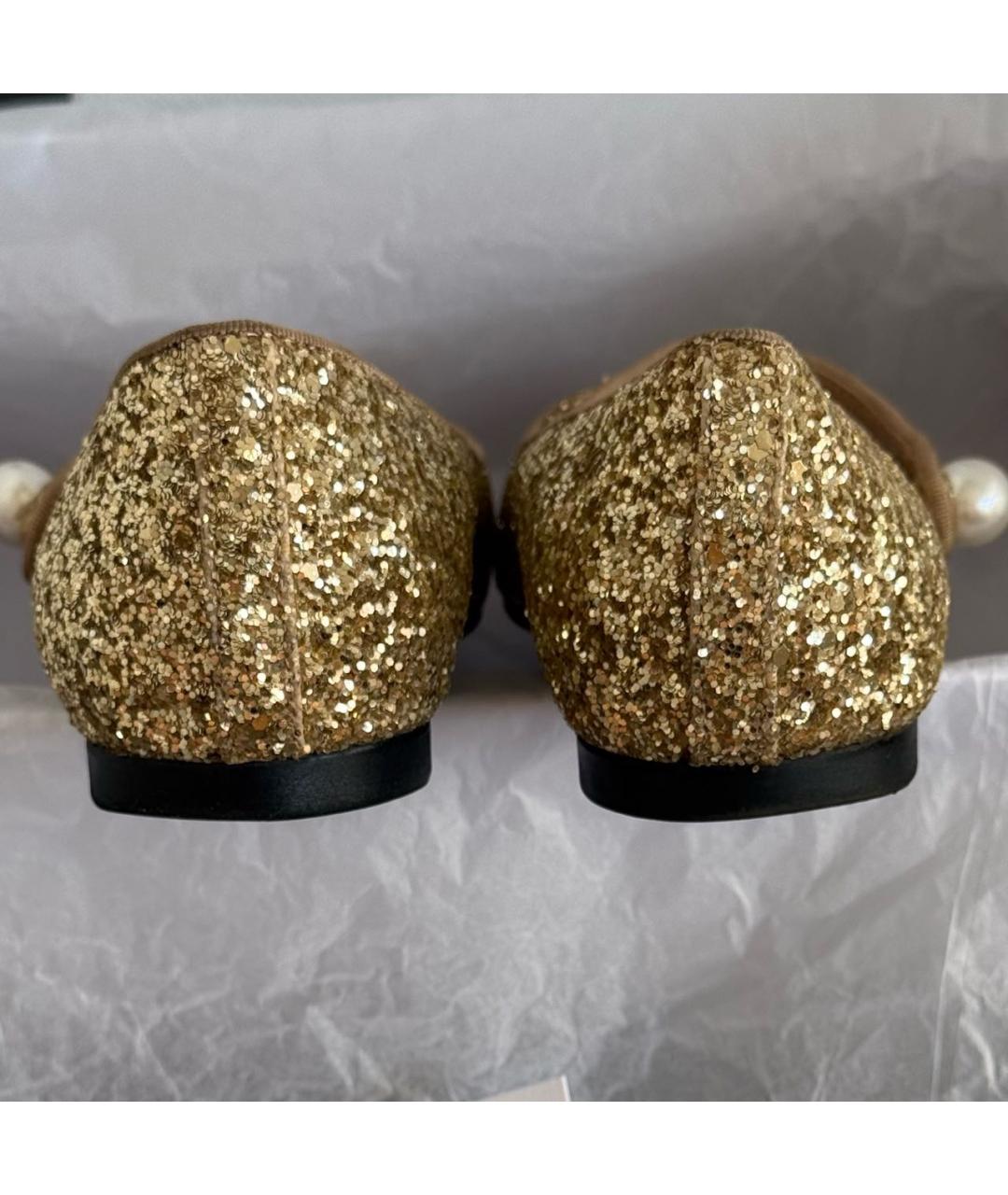 Age Of Innocence Золотые балетки, фото 4