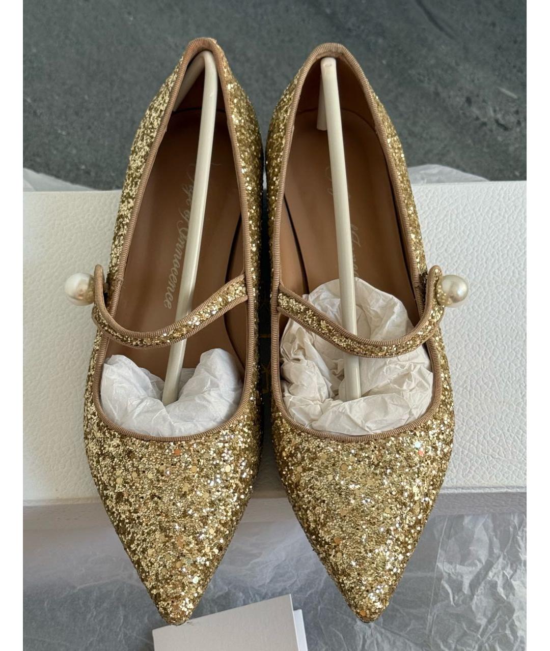 Age Of Innocence Золотые балетки, фото 3