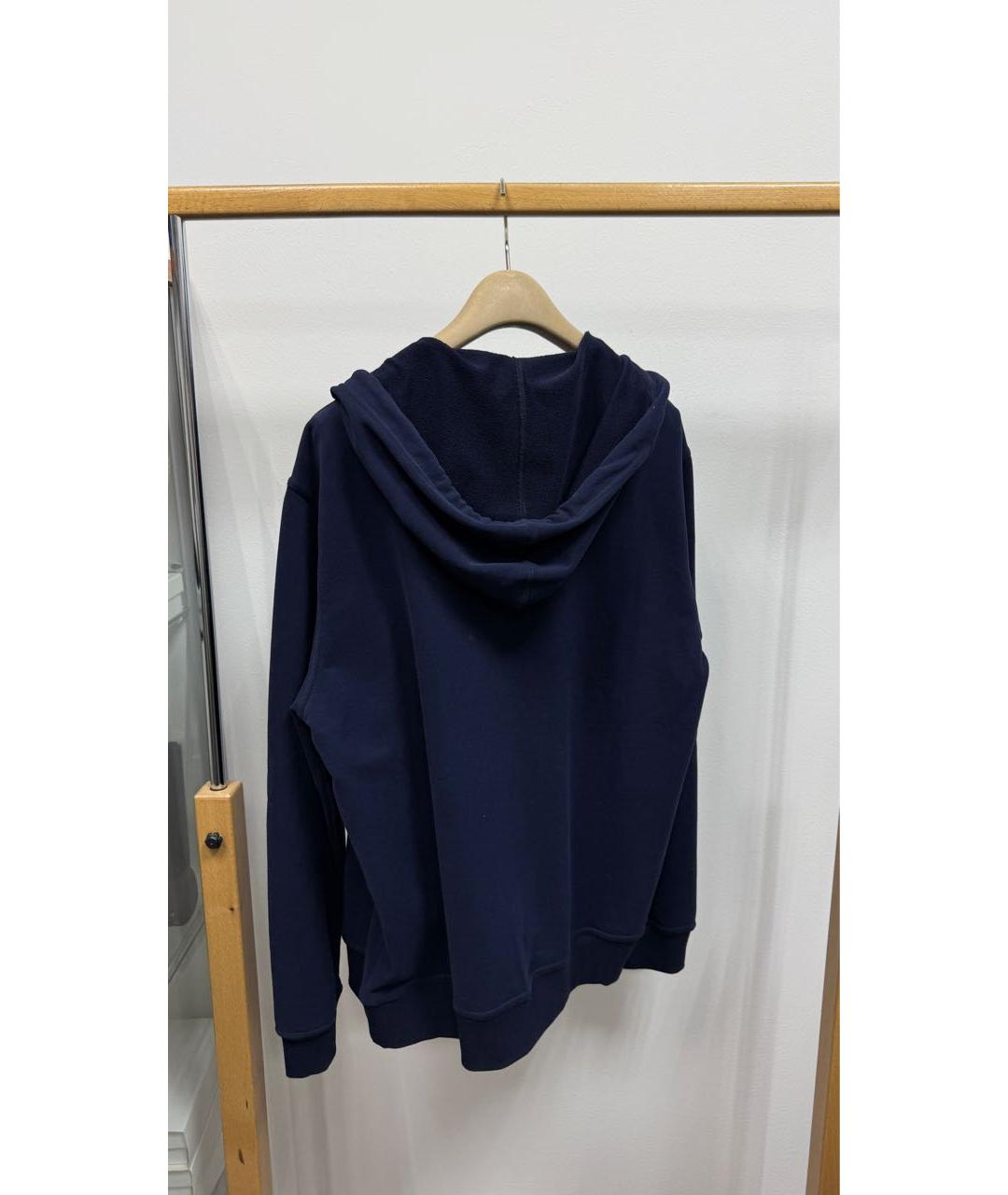 BRUNELLO CUCINELLI Темно-синий хлопковый кардиган, фото 3