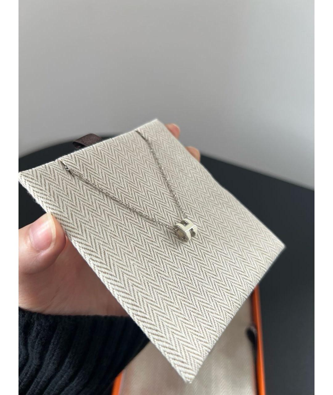 HERMES Серебряное колье, фото 3