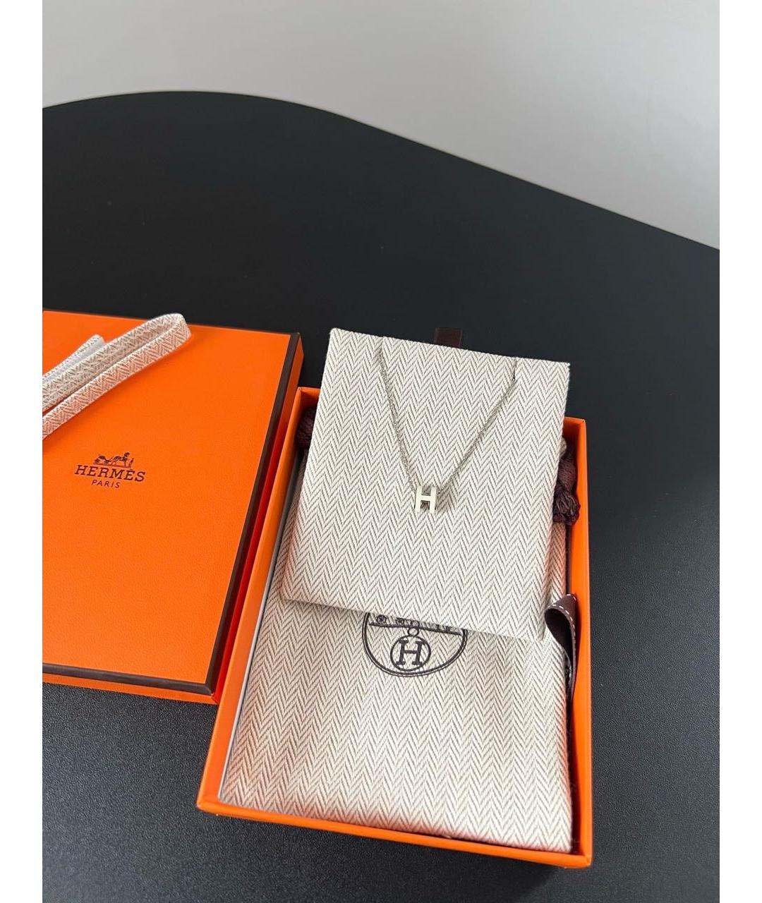 HERMES Серебряное колье, фото 2