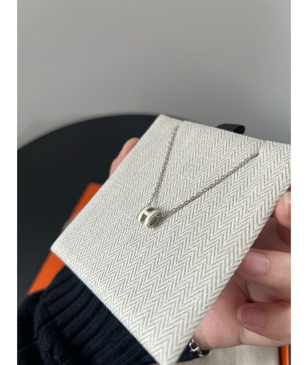 HERMES Серебряное колье, фото 4