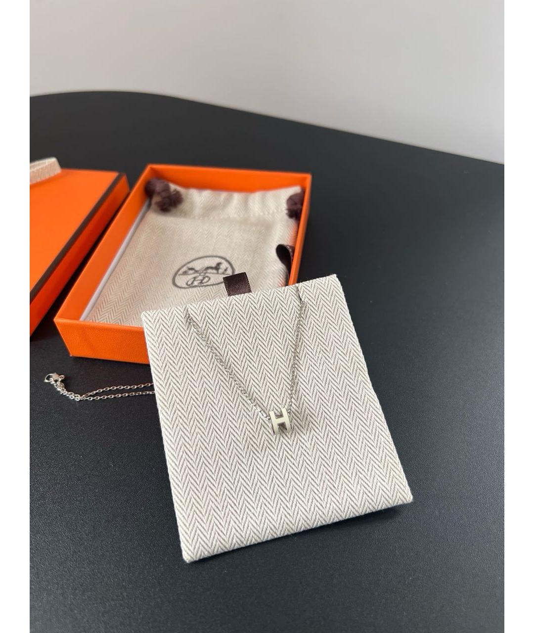 HERMES Серебряное колье, фото 5