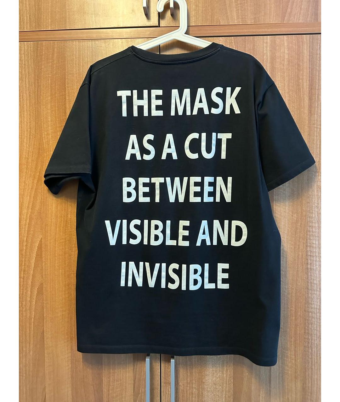 GUCCI Черная хлопковая футболка, фото 2