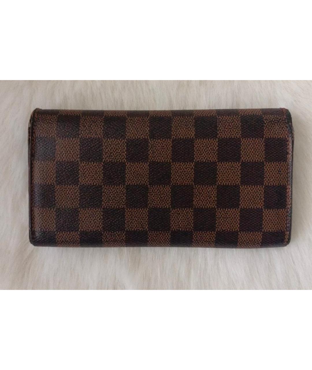 LOUIS VUITTON Коричневый кошелек, фото 2