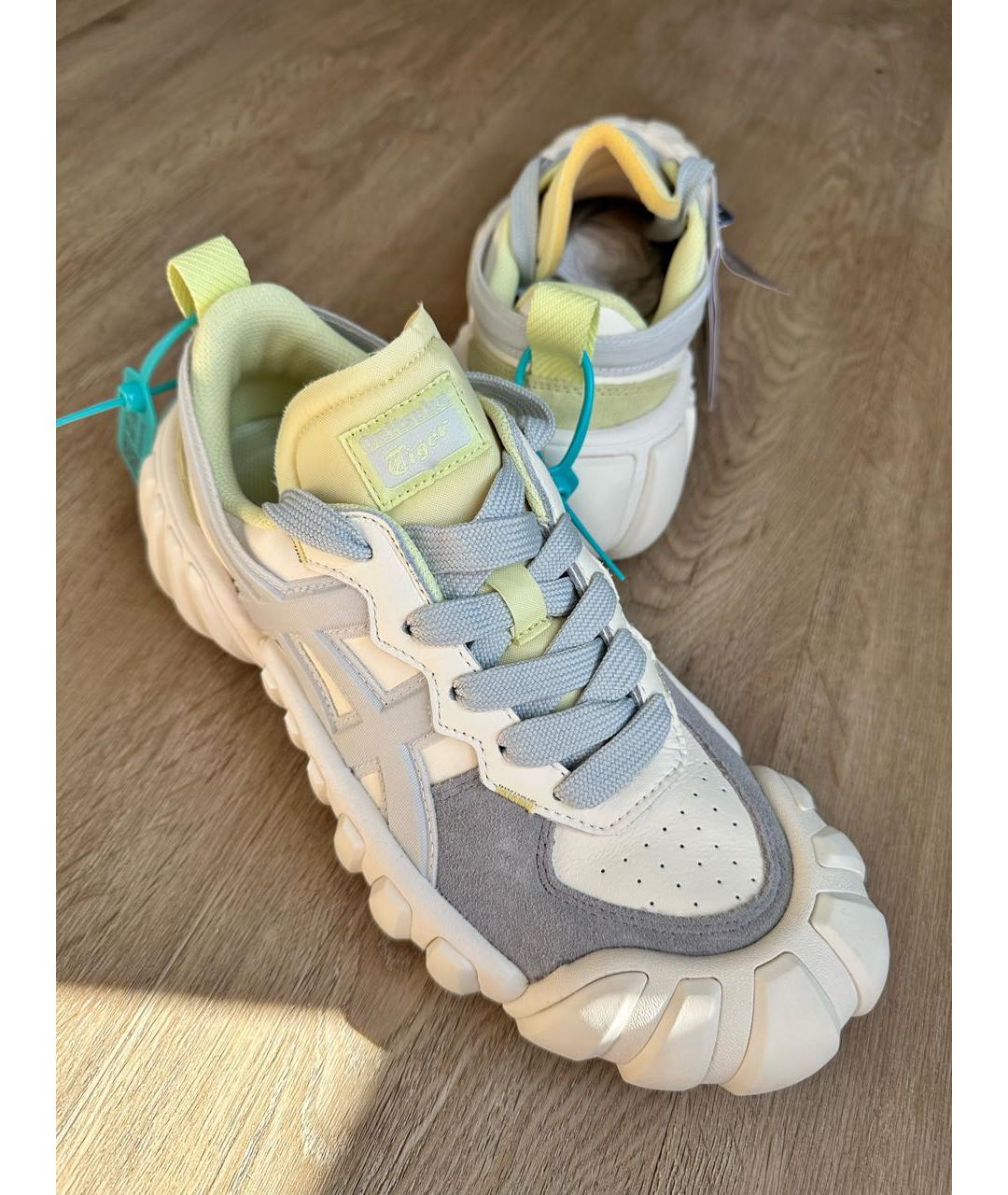 ONITSUKA TIGER Серые кожаные кеды, фото 5