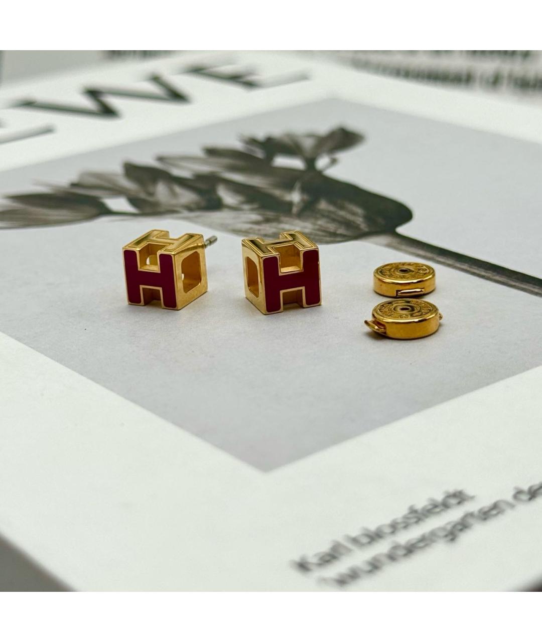 HERMES Золотые серьги, фото 5