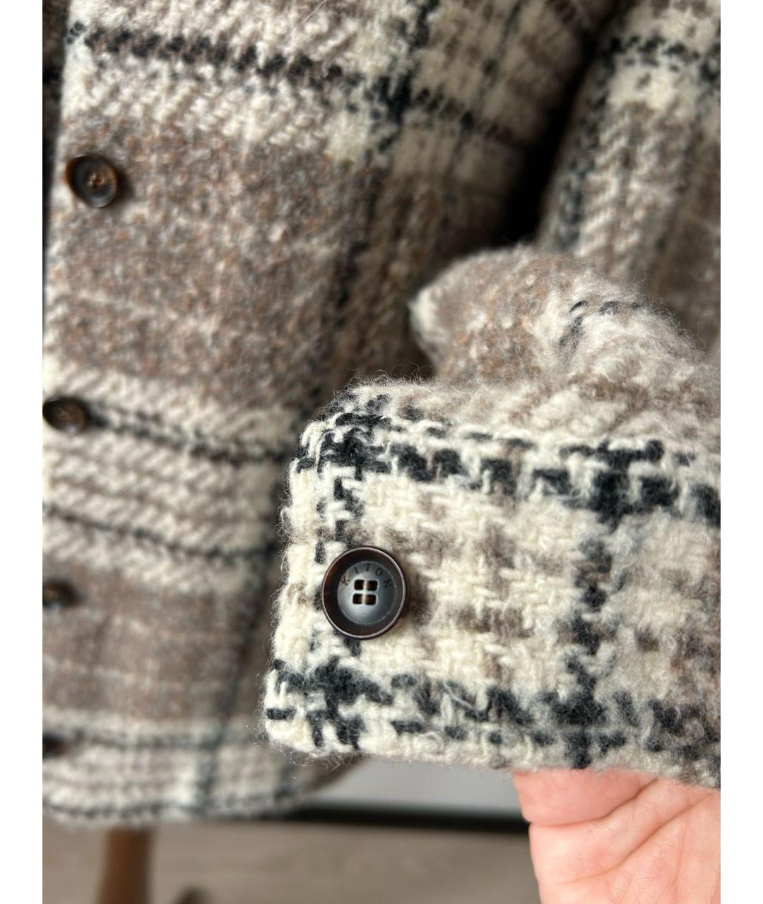 KITON Бежевая кашемировая куртка, фото 7