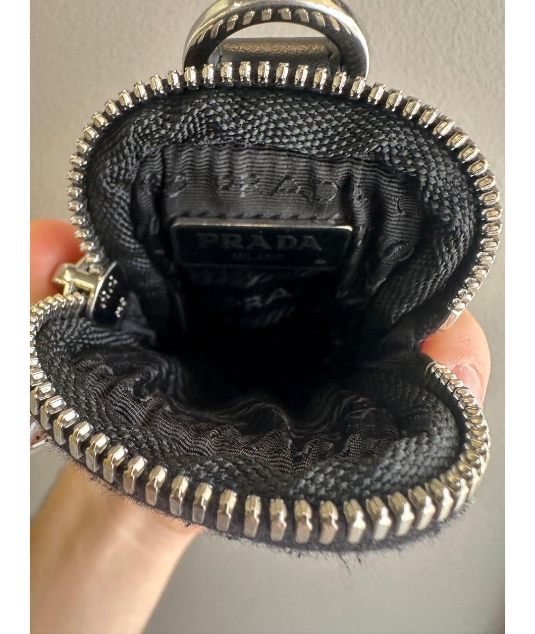 PRADA Черный брелок, фото 6