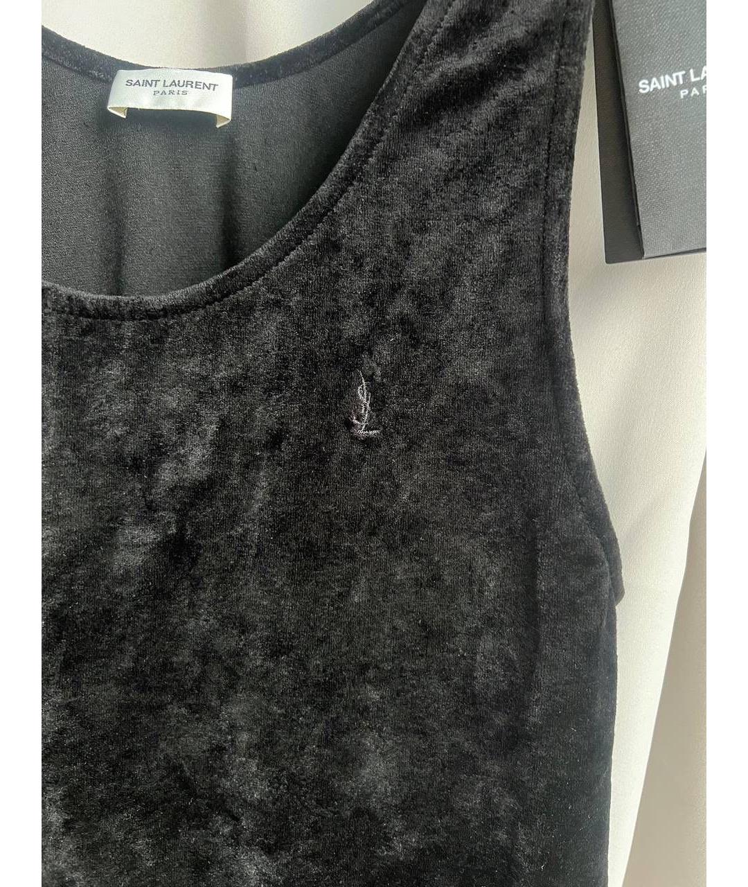 SAINT LAURENT Черная футболка, фото 2