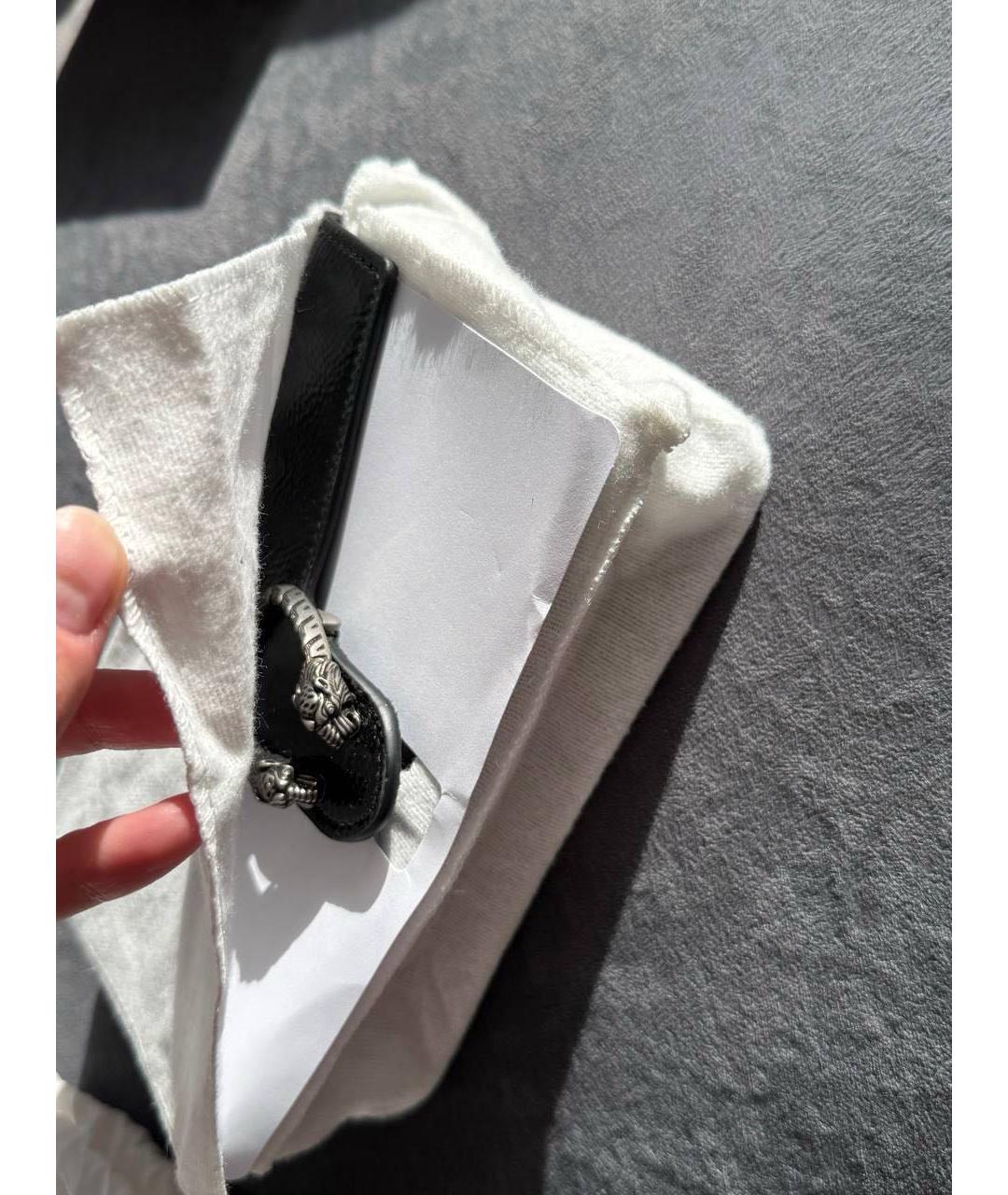 GUCCI Черная кожаная сумка через плечо, фото 5