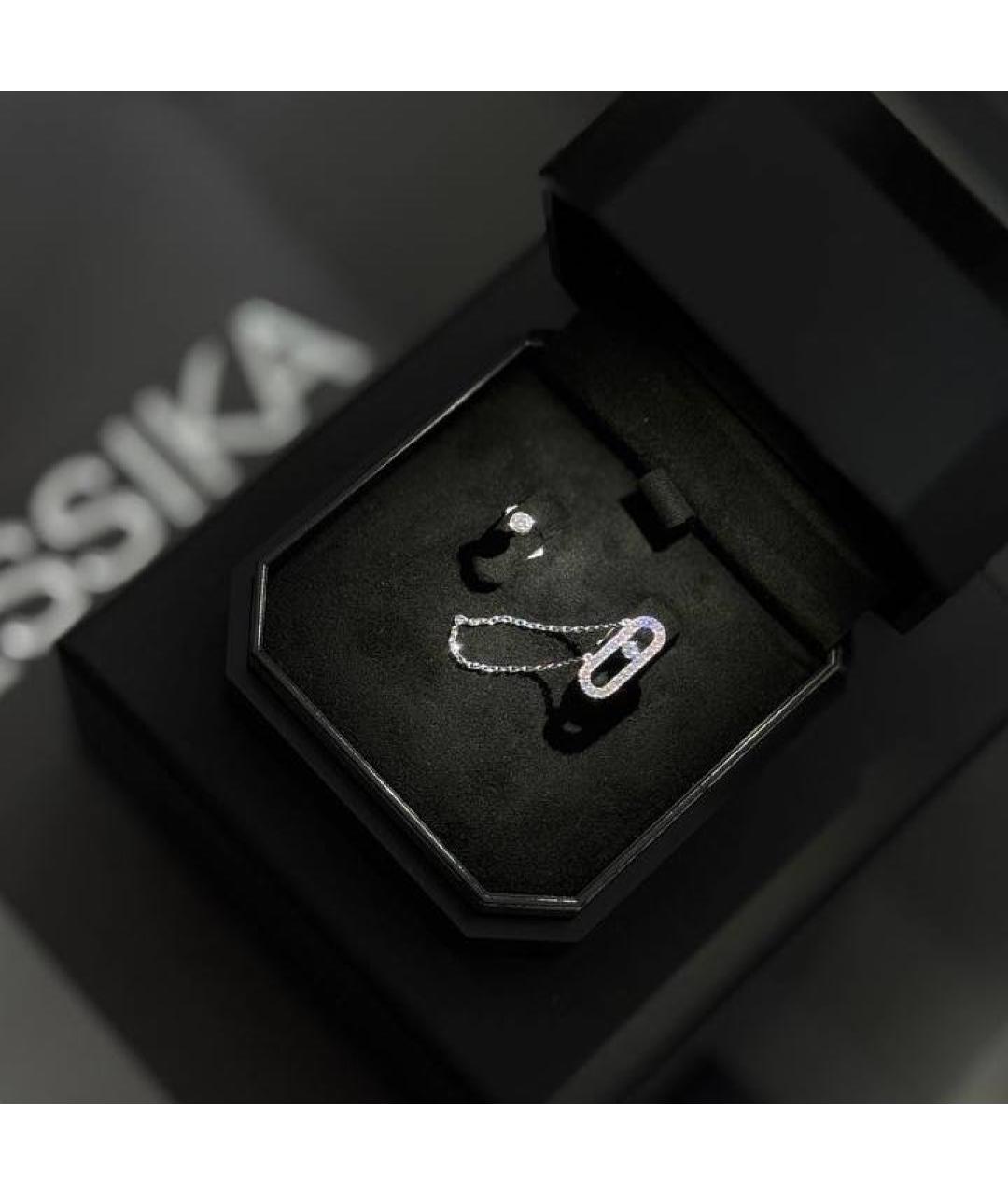 MESSIKA Серебряные серьги из белого золота, фото 3