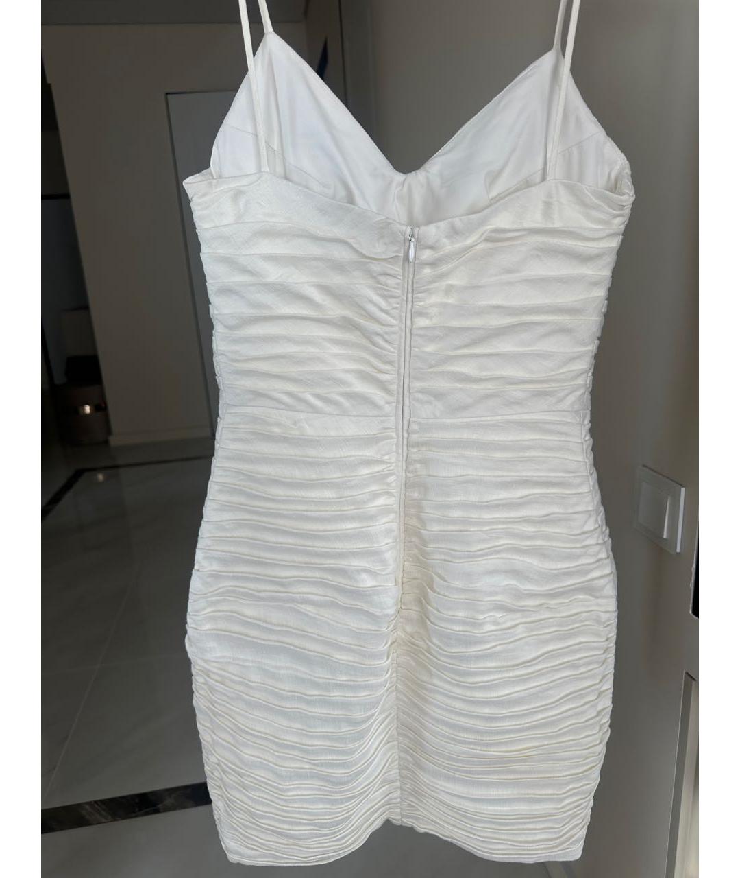 RASARIO Белое хлопковое коктейльное платье, фото 2