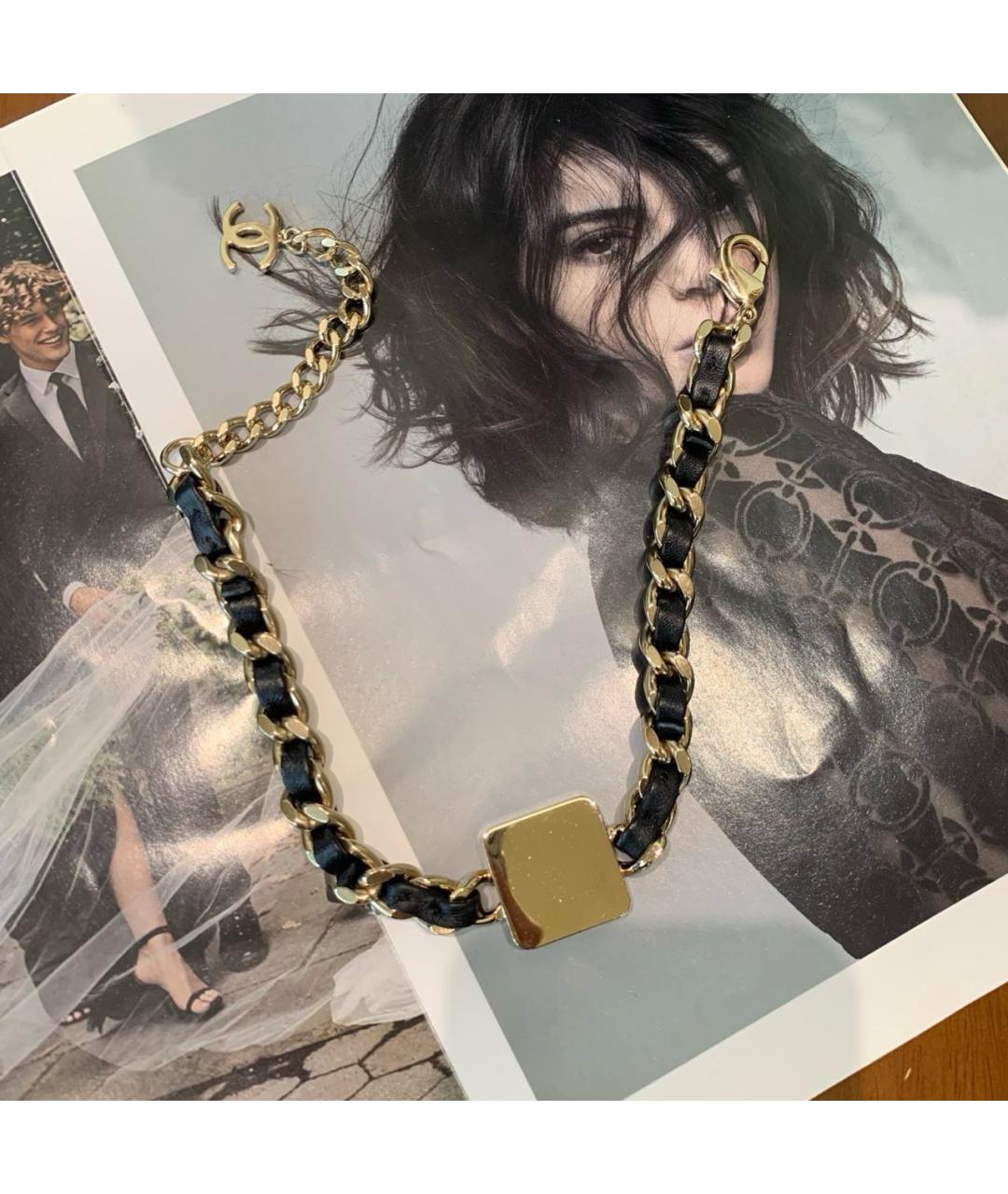 CHANEL Золотое колье, фото 4