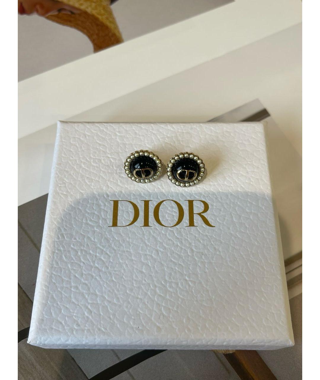 CHRISTIAN DIOR Золотые серьги, фото 4