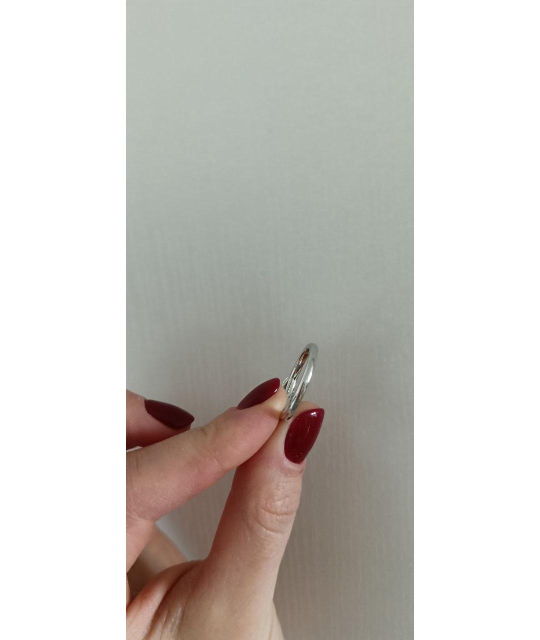 DE BEERS Серебряное платиновое кольцо, фото 3