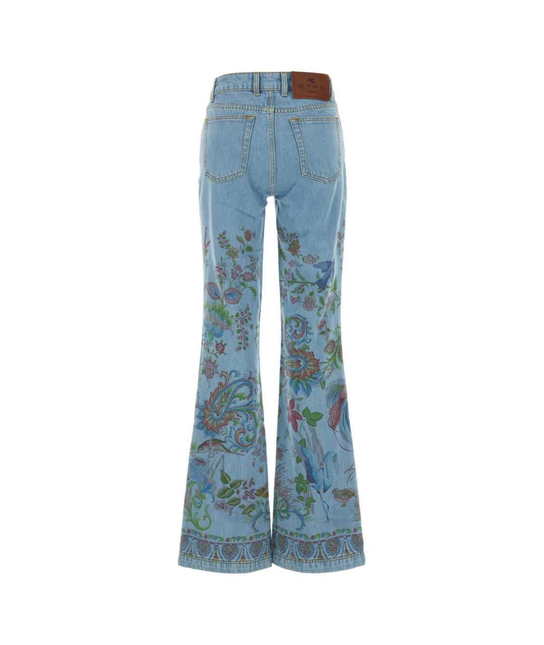 ETRO Мульти хлопковые джинсы клеш, фото 2