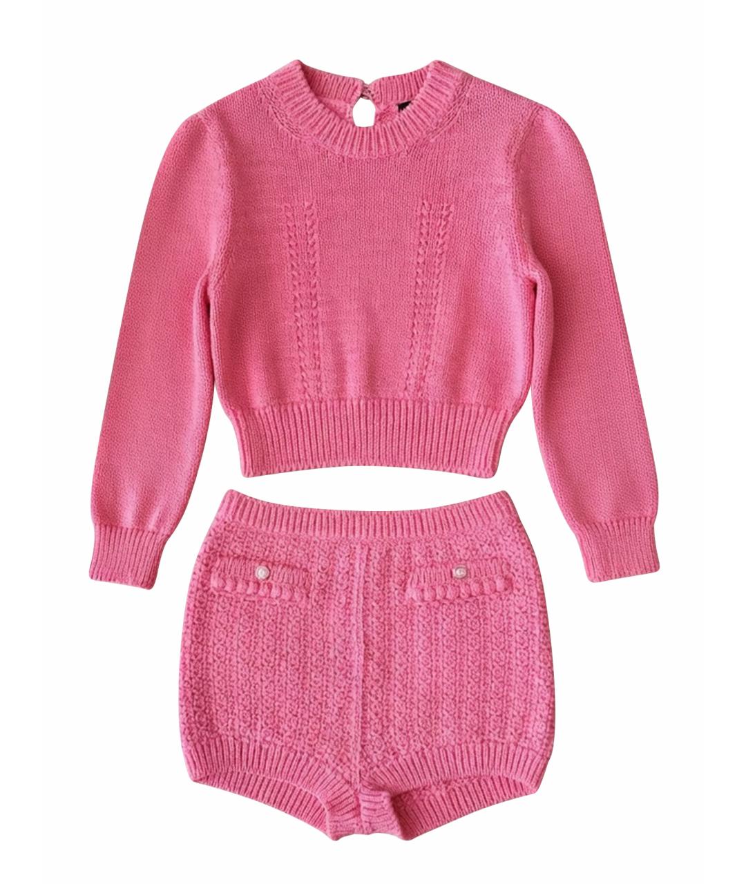 CHANEL Розовый костюм с брюками, фото 1