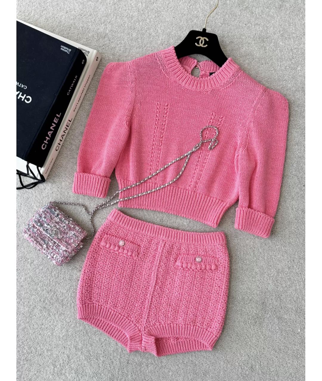 CHANEL Розовый костюм с брюками, фото 5