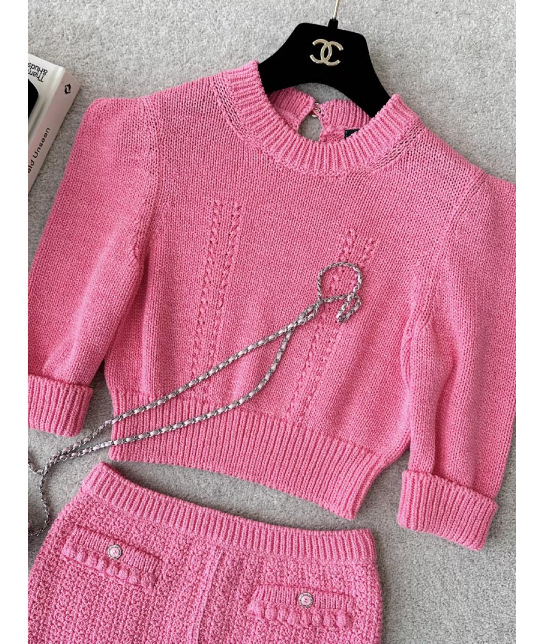 CHANEL Розовый костюм с брюками, фото 2