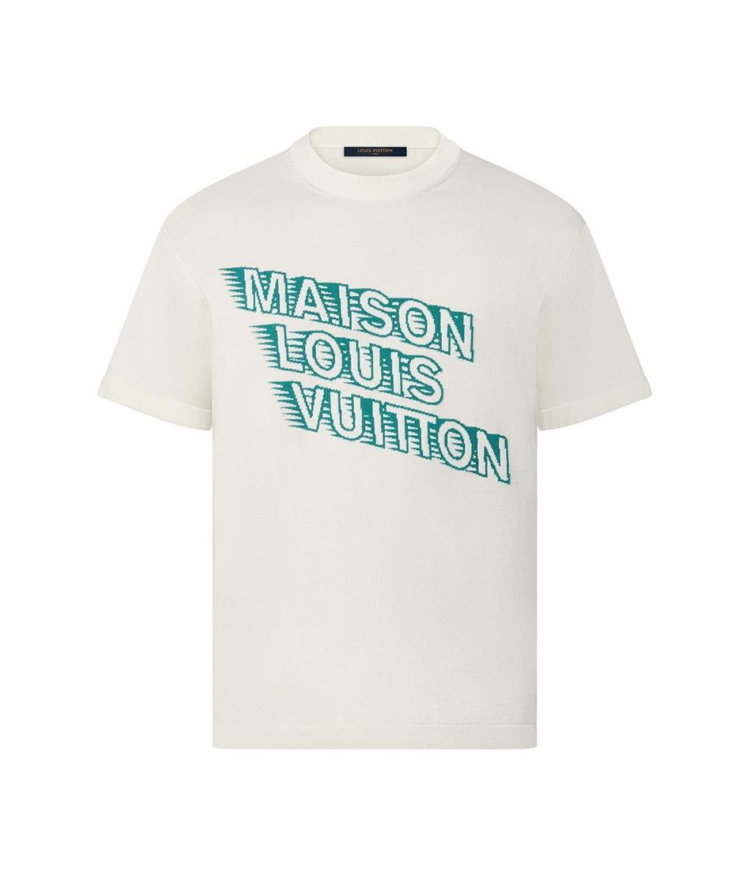 LOUIS VUITTON Белая хлопковая футболка, фото 1