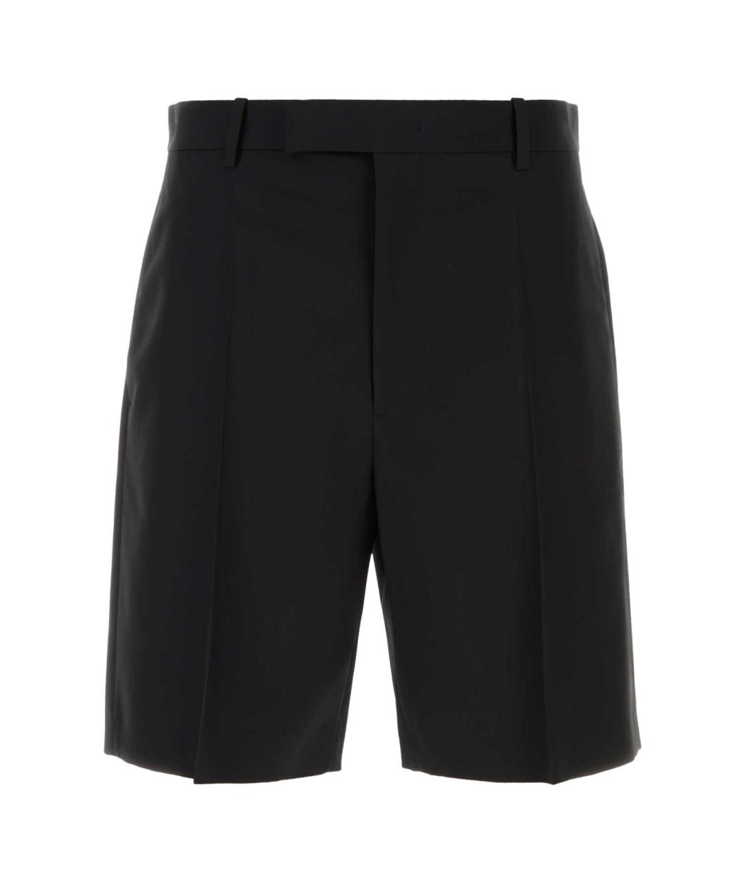 JIL SANDER Черные шерстяные шорты, фото 1