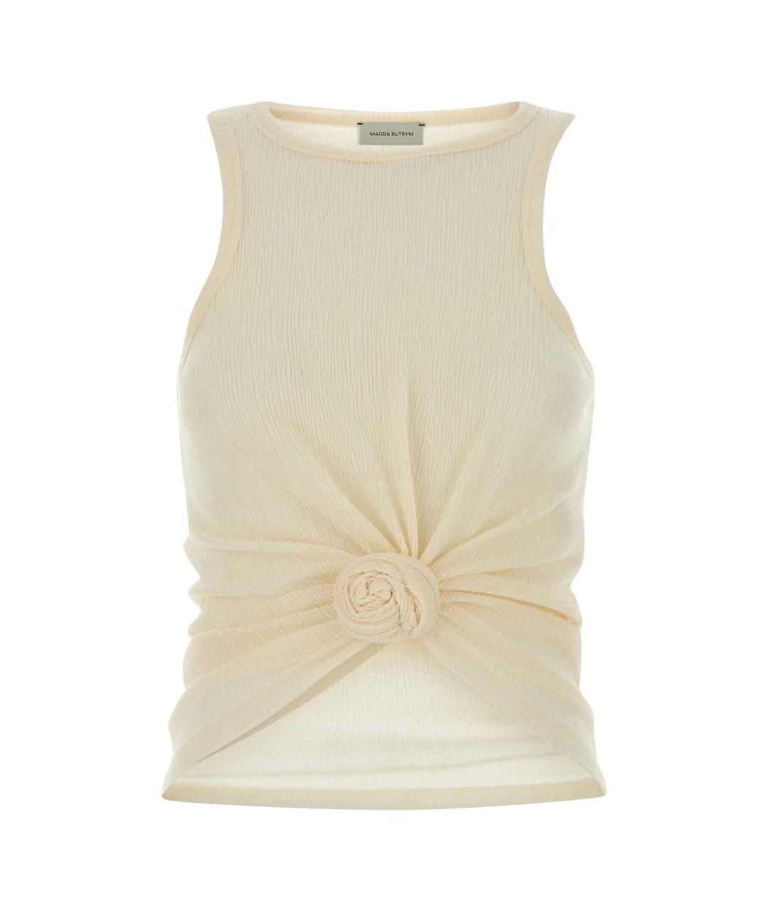 MAGDA BUTRYM Бежевая майка, фото 1