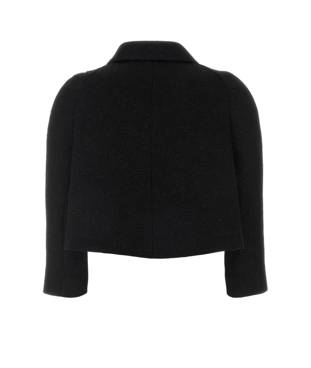 DRIES VAN NOTEN Черный вискозный жакет/пиджак, фото 2