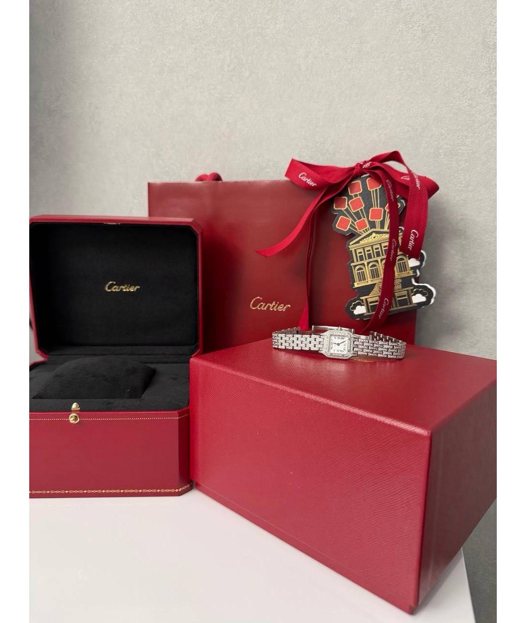 CARTIER Серебряные часы, фото 6