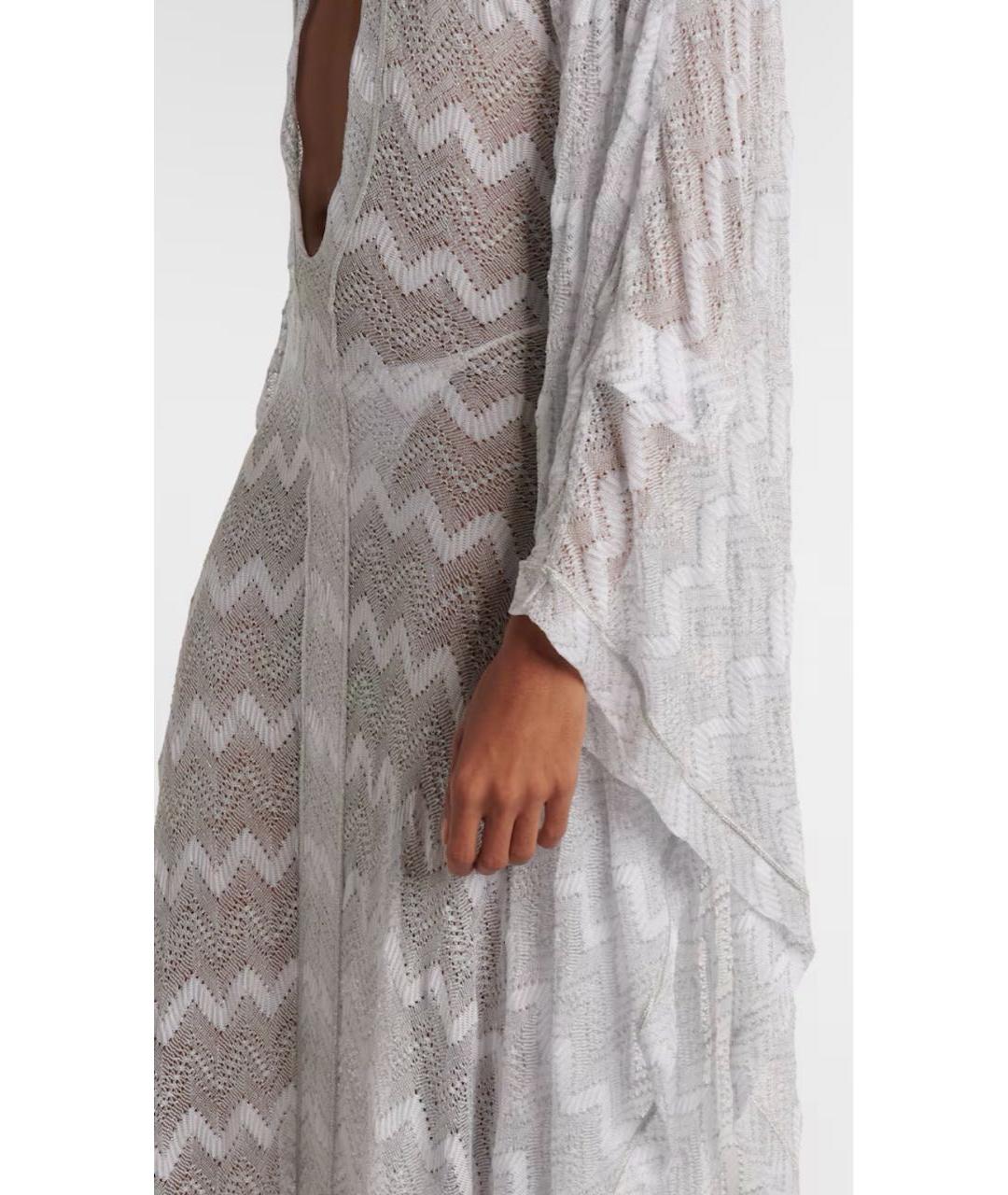 MISSONI Серебряная вискозная туника, фото 6