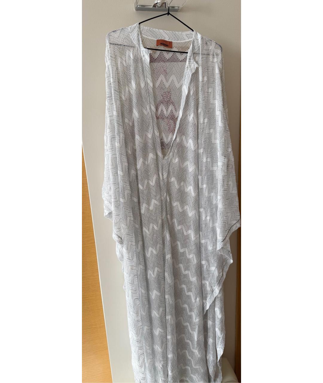 MISSONI Серебряная вискозная туника, фото 2