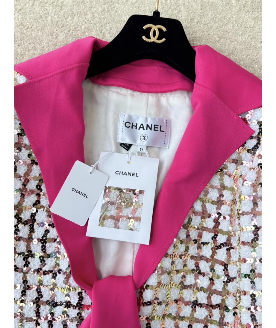 CHANEL Розовый жакет/пиджак, фото 2