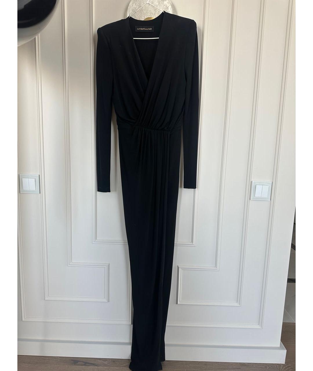 ALEXANDRE VAUTHIER Черное вечернее платье, фото 5