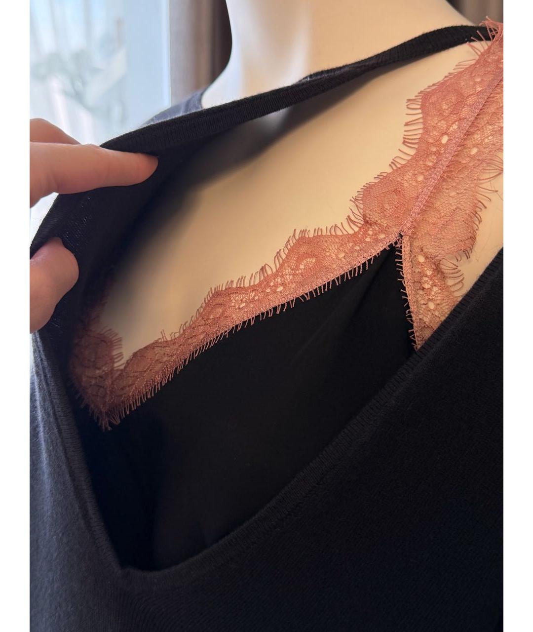 PINKO Черный джемпер / свитер, фото 5