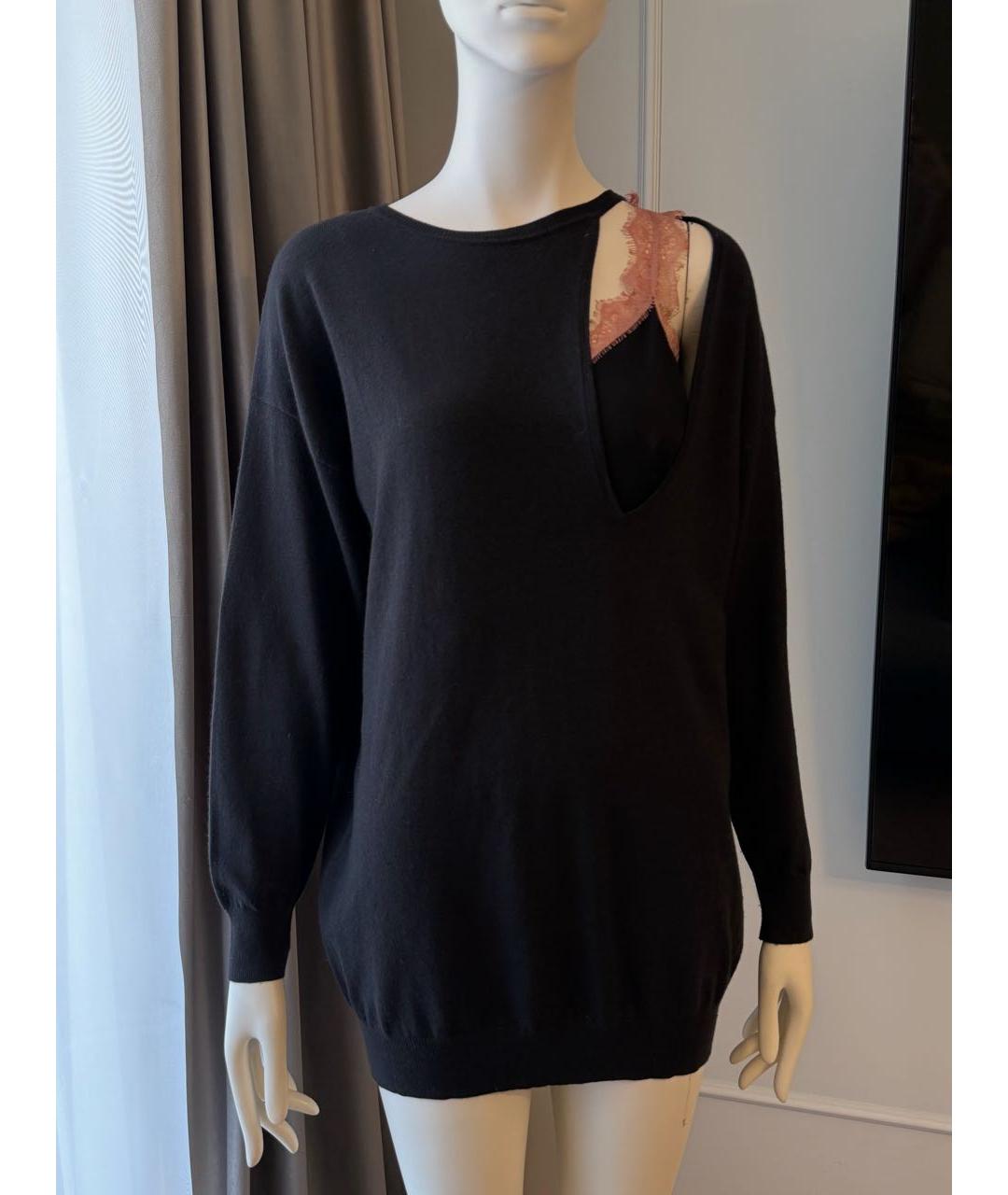 PINKO Черный джемпер / свитер, фото 3